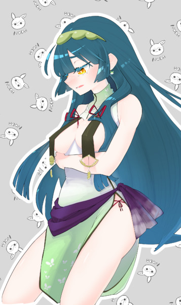 うぉぉぉ東北ずん子の乳暖簾！