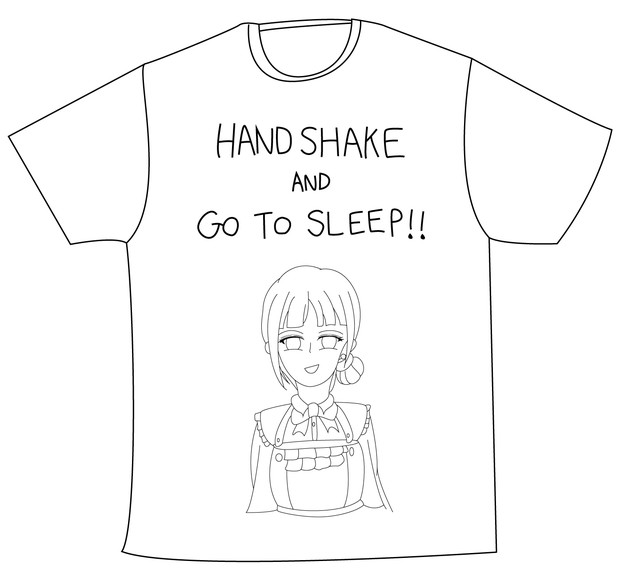 かろうじて外に着て歩ける詩子おねえさんシャツ
