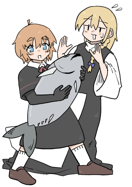 マグロを飼っているMGR姉貴と困惑するYUH姉貴