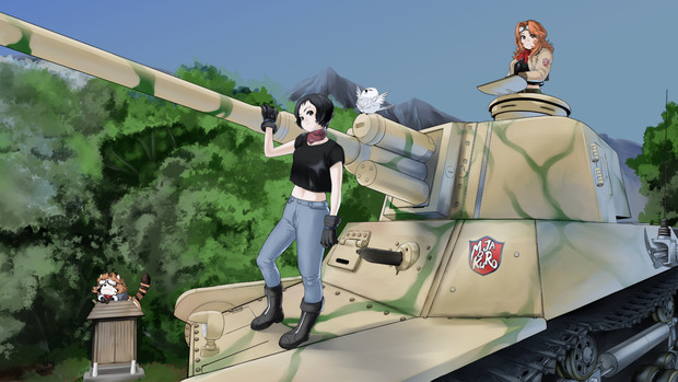 モジャクロ戦闘記　第72回で使った立ち絵　その2