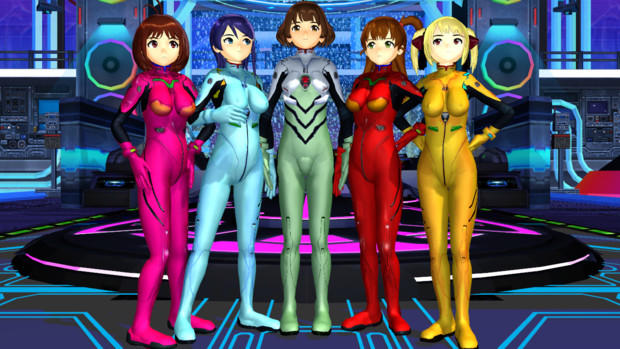 【MMDモデル配布】プラグスーツDS