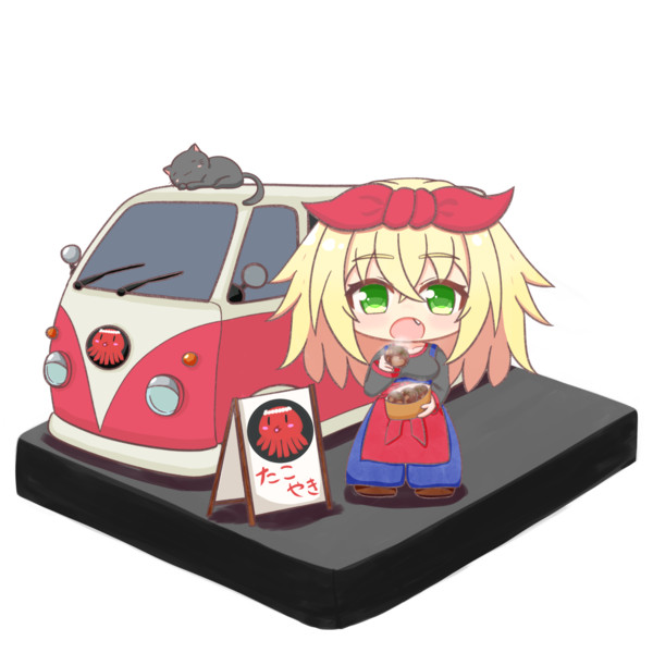 たこ焼き屋のお姉さん