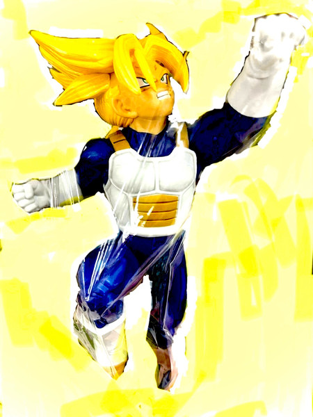 希少】ドラゴンボール、トランクス、スーパーサイヤ人、メカ