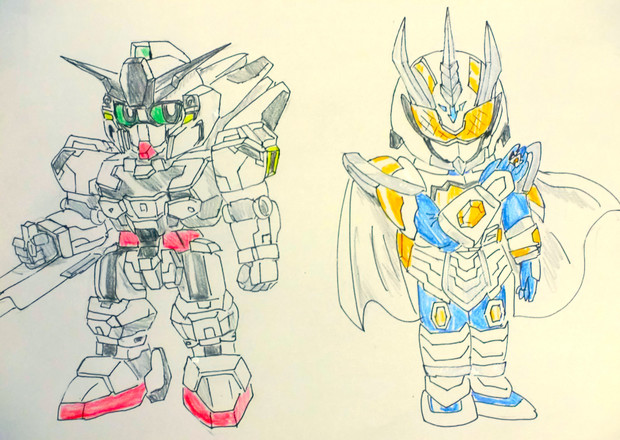 白き戦士！怪物とライダー