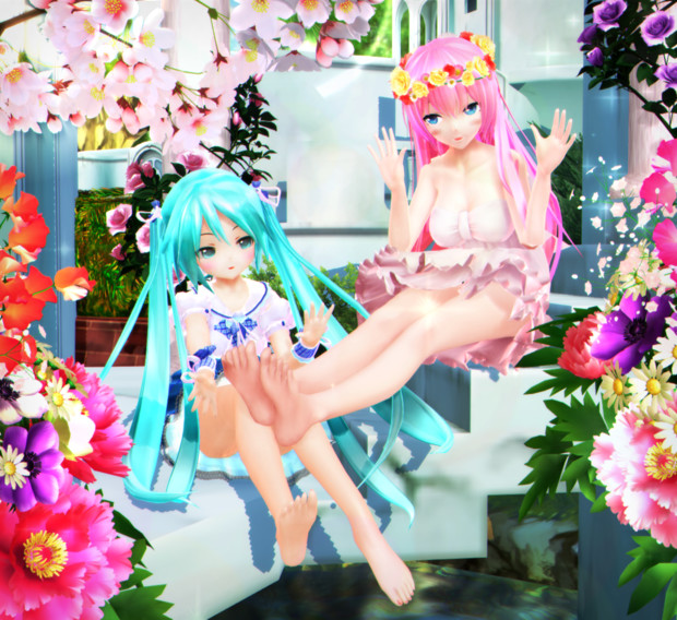 【今日のYYBルカさん】おみあしさんと のんびり…♡