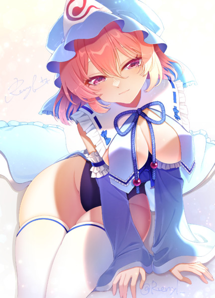 白ニーソ幽々子様