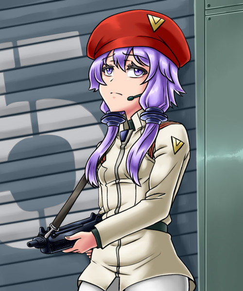 警備するゆかりさん