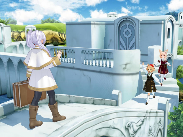 フリーレン様が かにひランドに遊びに来てくれました