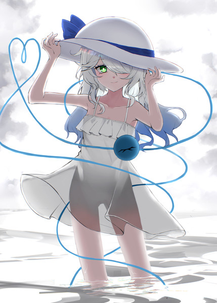 白こいしワンピ