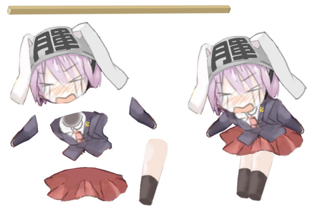 ナキウサギ分割素材