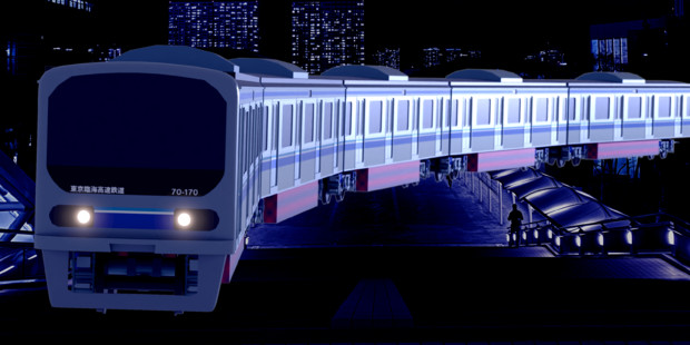 【MMDモデル配布あり】東京臨海高速鉄道 70-000形