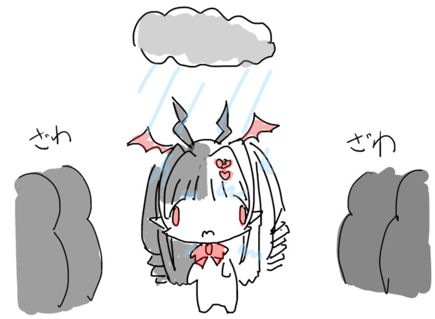 雨に降られるりりん様