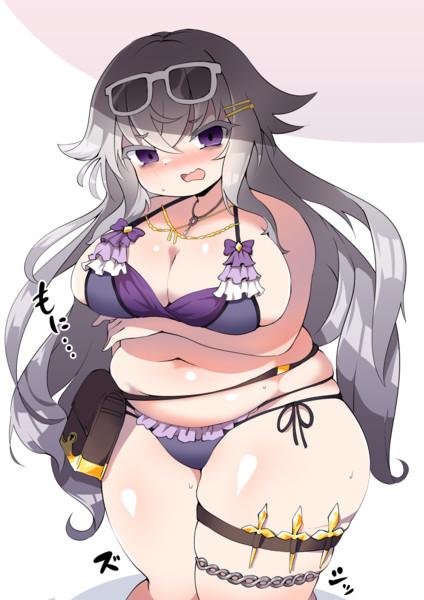 水着シギラリアちゃんのおなか