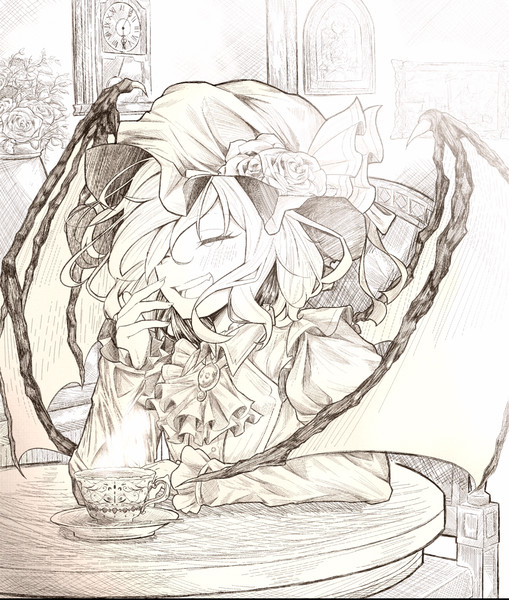 コウモリとお茶