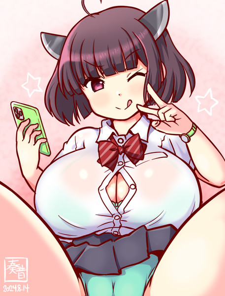 ＪＫ　爆乳 