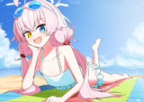 小鳥遊ホシノちゃんと海！