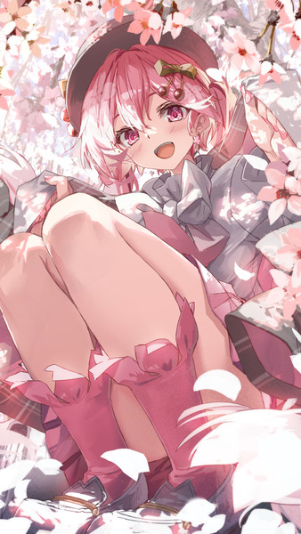 しだれ桜と桜ミクさん