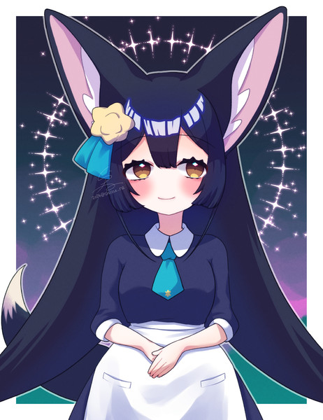 【うちのこ】星ノ砂狐・黒