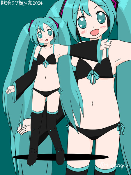 初音ミク誕生祭2024 ビキニ+ブーツmode