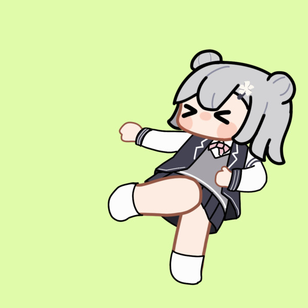 【GIF】小春六花百烈脚