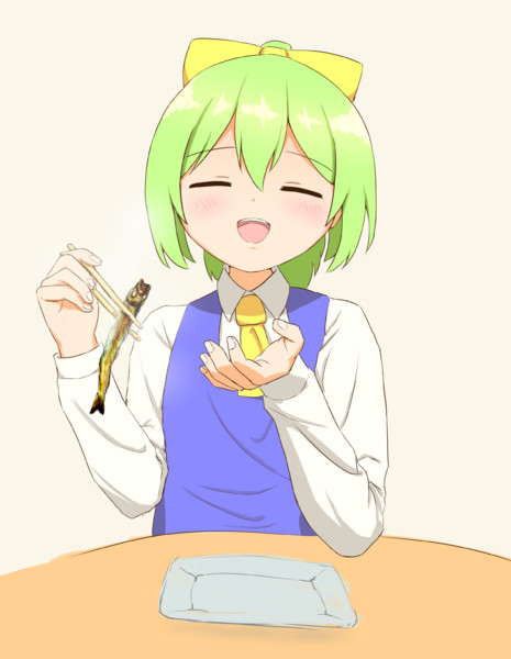 ししゃもをあーんしてくれるDIYUSI