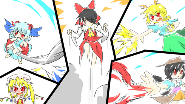 【第六回幻想コメント大賞】霊夢VSヤクザ達