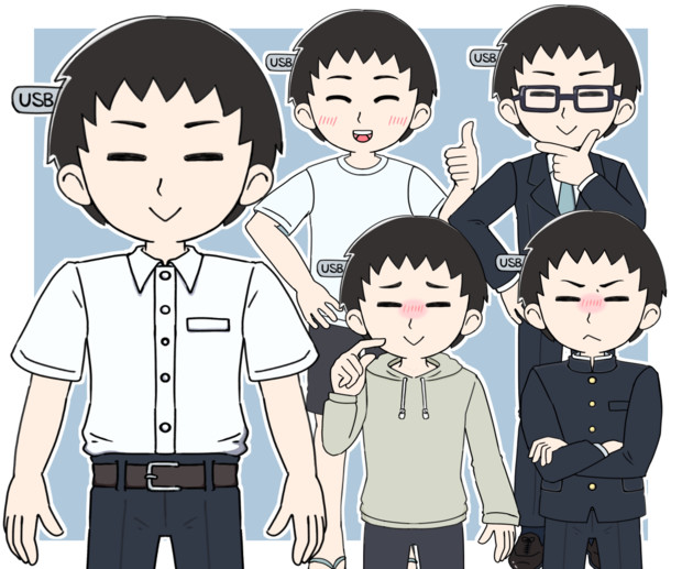 松嘩さんの立ち絵更新