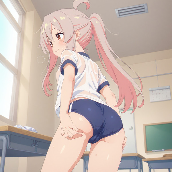 着替えるまひろちゃん