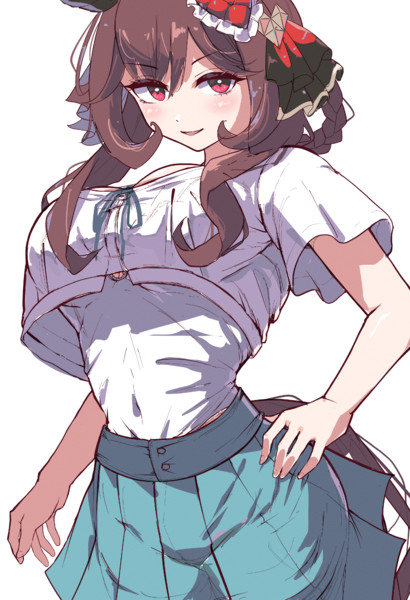 スズカ私服のジェンティルドンナ