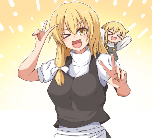 笑顔を見せるUDK姉貴とレウサン
