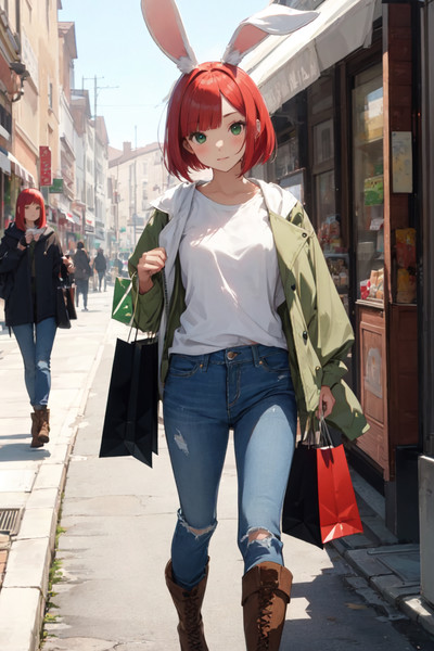 ウサギの女の子「ウェンディちゃん」