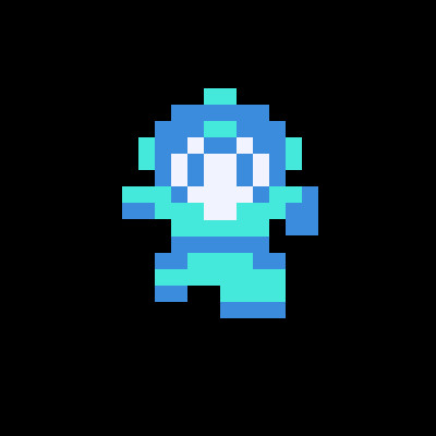 ドット絵「ロックマン」ドラクエ4風 FC / KYFN0118 さんの ドット絵「ロックマン」ドラクエ4風 FC / KYFN0118 さんの