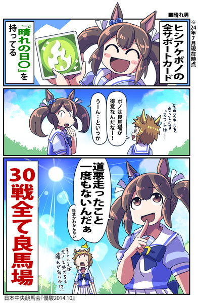 【ウマ娘】30戦良馬場【ヒシアケボノ】