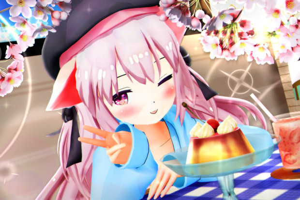 【今日のきさらぎちゃん】プリン たべるのぉ…♡