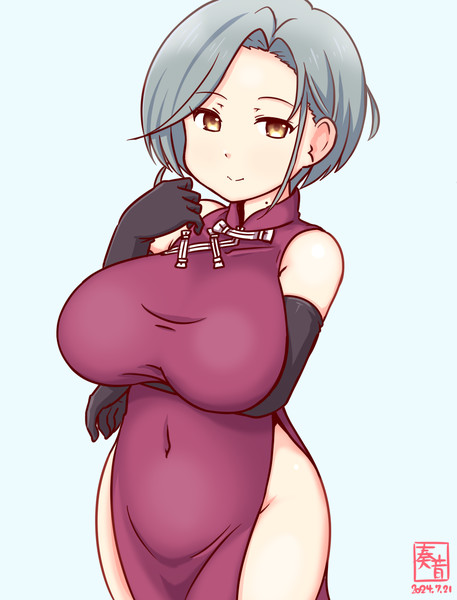 わんどろチャイナドレスの玉波