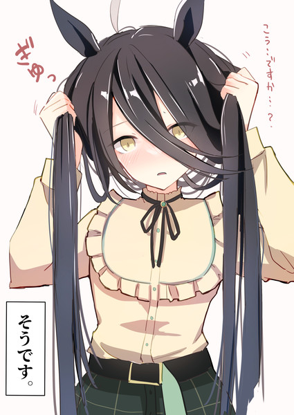 カフェちゃんのいろんな髪形が見たいな～