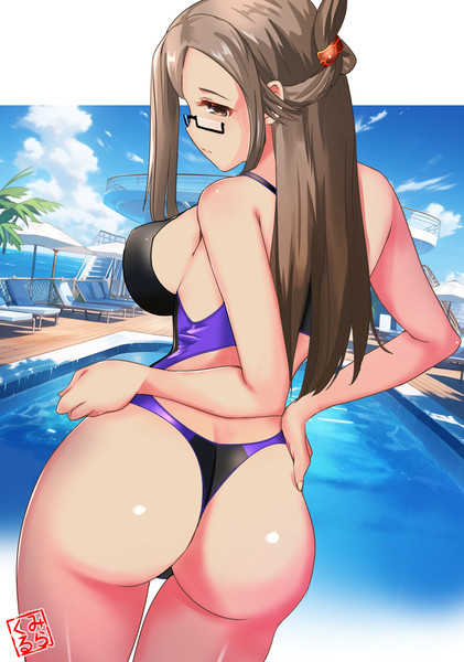 競泳水着の舞子先生