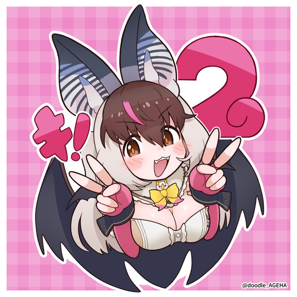 ウサコ2周年！ / dA(でぃーえー) さんのイラスト - ニコニコ静画(イラスト)