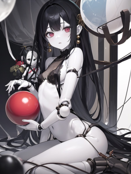 白黒ドール