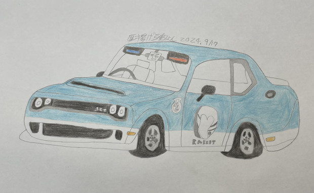 ダッジ チャレンジャー SRT デーモン (ブルーアーカイブ/RABBIT小隊仕様)