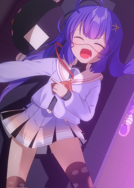 爆睡する元気すぎる音街ウナ