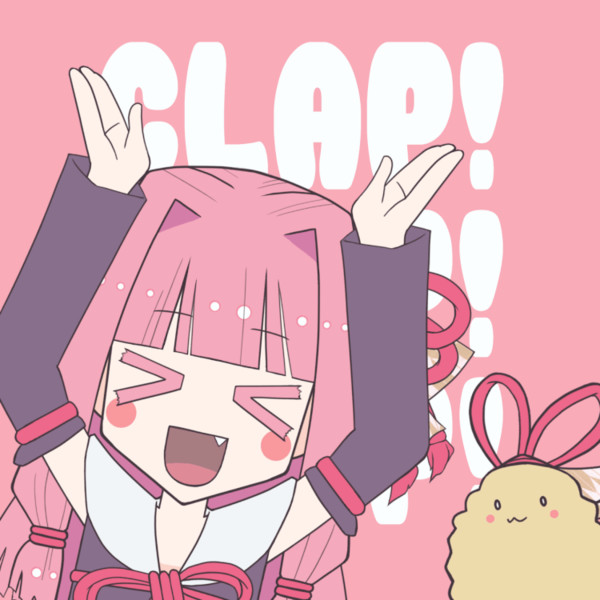 [素材][GIF] 手を叩く琴葉姉妹(蕾)素材