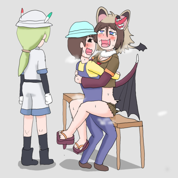 しがみつくテングコウモリ