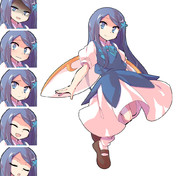 鬼華扇立ち絵 表情差分 / はるか さんのイラスト - ニコニコ静画
