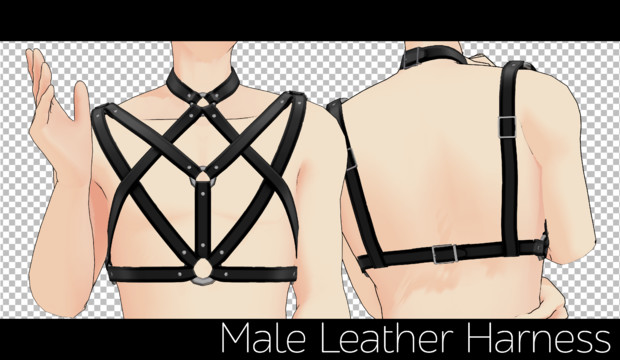 男性用レザーハーネス