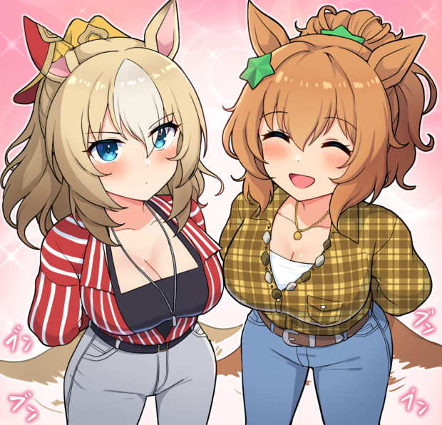 私服を含め似ているところが多い二人