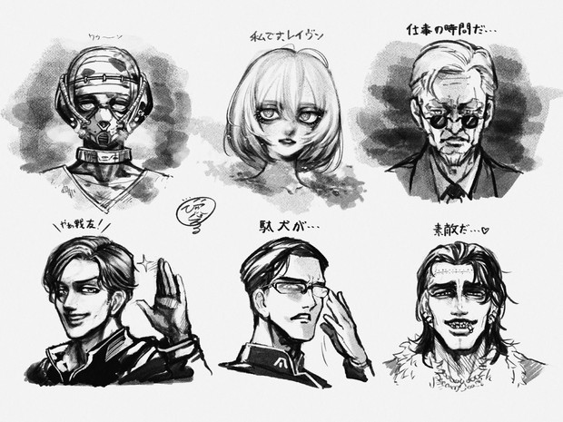 個人的AC6キャライメージ図