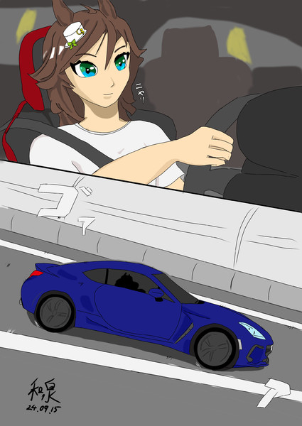 彼女の愛車はBRZ