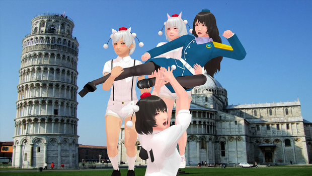 斜塔を直す‼