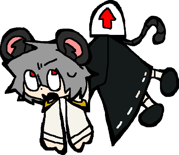 引っ張られるNYN姉貴